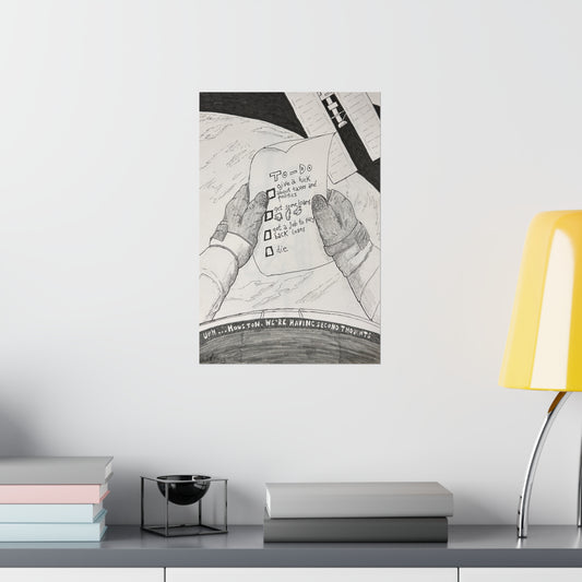 "Second Thoughts" Premium Matte Vertical Poster